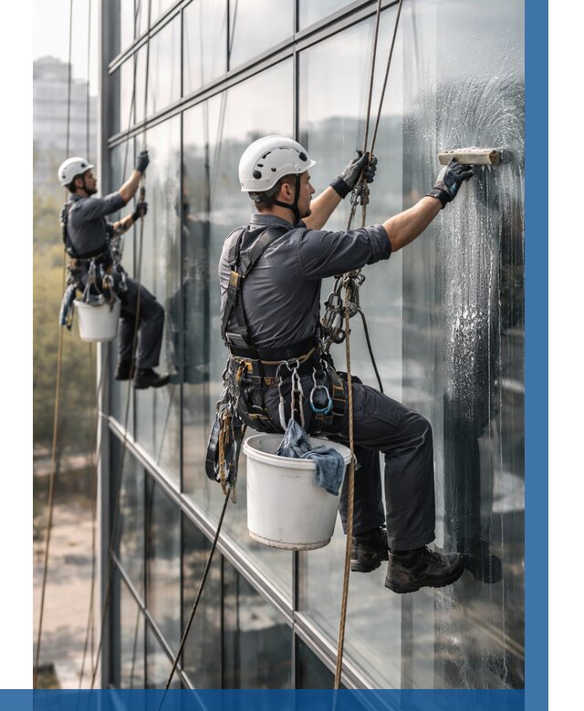 Мойка сплошного остекления в Малоярославце, заказать от 310 р.| ВЫСОТНИК-Млр