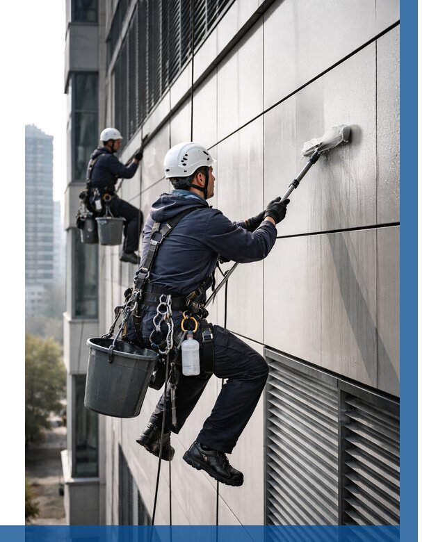 Мойка вентилируемого фасада в Малоярославце от 259 р. | ВЫСОТНИК-Млр