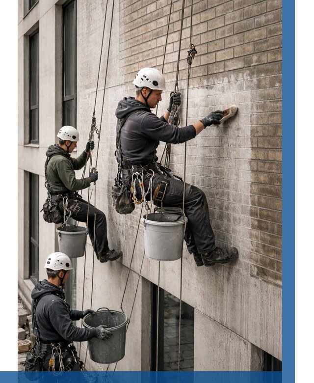 Удаление высолов с фасада в Малоярославце от 259 р. | ВЫСОТНИК-Млр