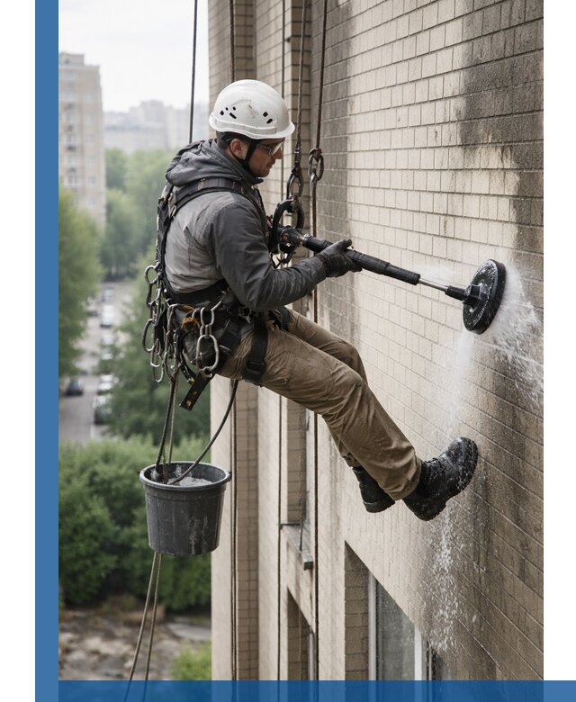 Очистка фасада от копоти в Малоярославце профессионально и безопасно