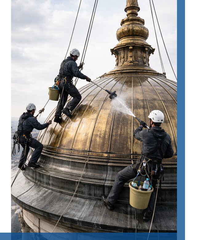 Мойка куполов и шпилей в Малоярославце от 8274 р. - заказать | ВЫСОТНИК-Млр