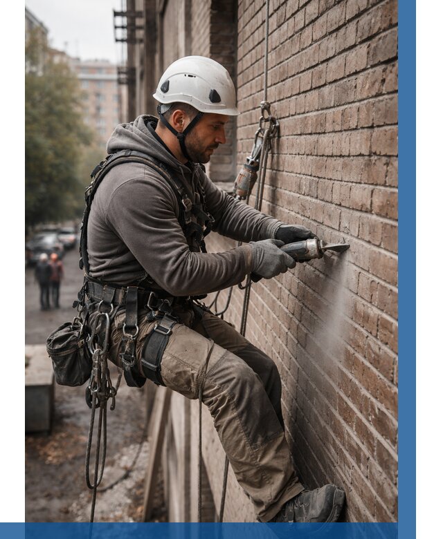 Расшивка кирпичных швов в Малоярославце от 621 р. | ВЫСОТНИК-Млр