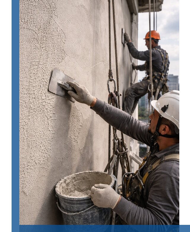 Декоративная штукатурка фасада с утеплением и защитой в Малоярославце