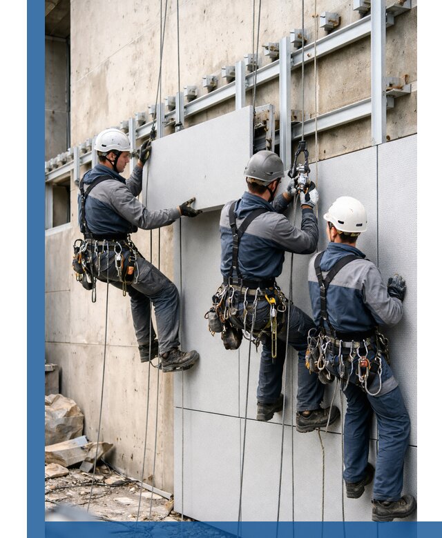 Монтаж вентилируемого фасада в Малоярославце под ключ с гарантией качества