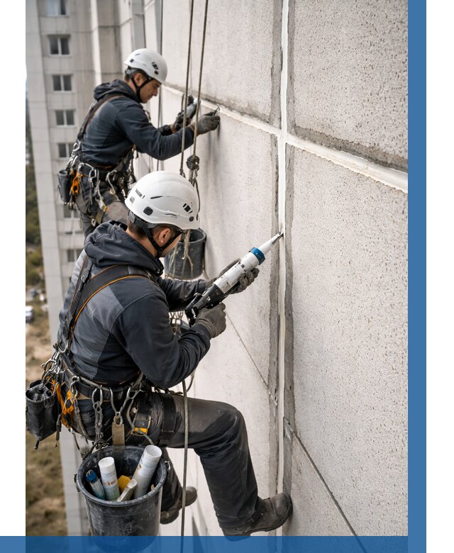 Герметизация межпанельных швов в Малоярославце от 724 р. | ВЫСОТНИК-Млр