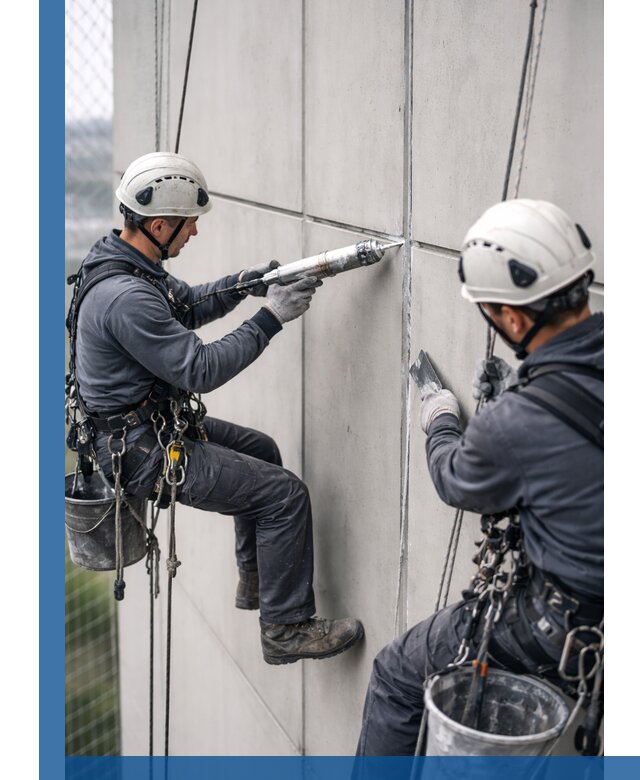 Первичная герметизация швов фасадов и кровель в Малоярославце