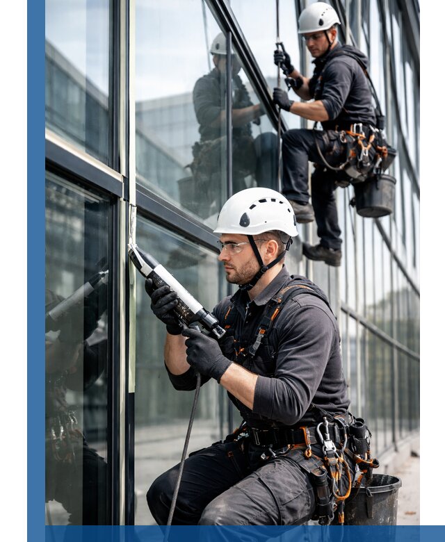 Герметизация витражных швов в Малоярославце для зданий и фасадов