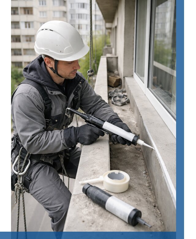 Герметизация швов лоджии в Малоярославце от 4654 р. | ВЫСОТНИК-Млр