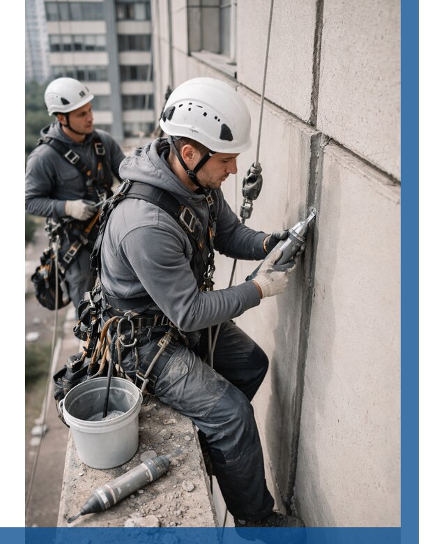 Ремонт деформационных швов здания в Малоярославце от 1034 р. | ВЫСОТНИК-Млр