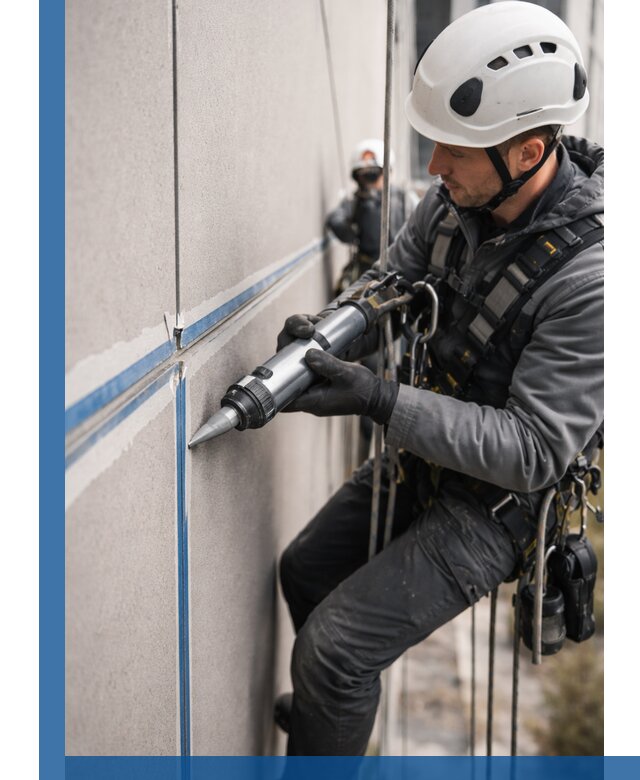 Герметизация стыков фасадных панелей в Малоярославце качественно и быстро