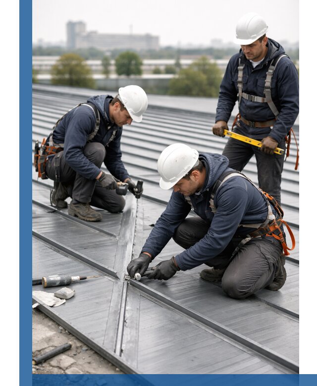 Ремонт фальцевой кровли в Малоярославце срочно и качественно