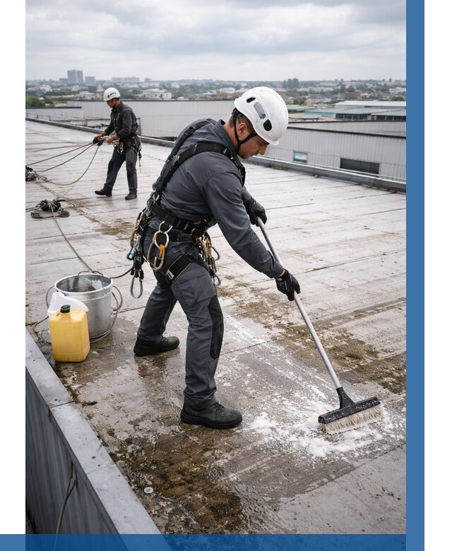 Очистка крыши по графику в Малоярославце от 7757 р. | ВЫСОТНИК-Млр