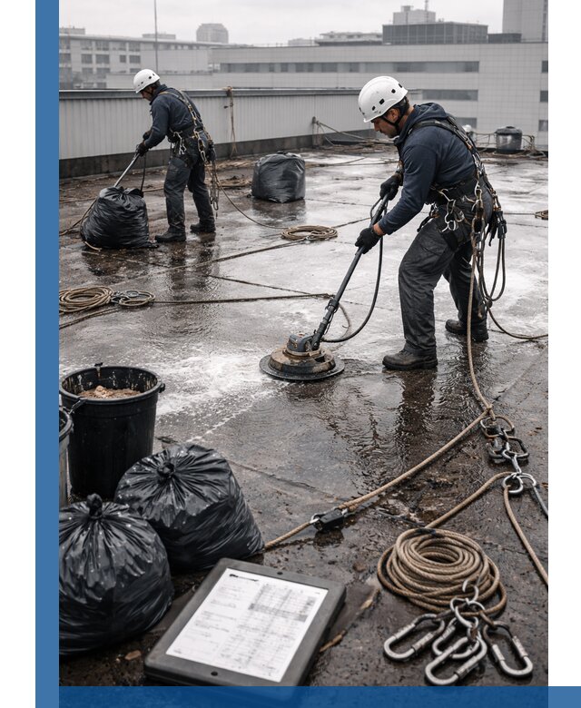 Плановая очистка кровли по графику в Малоярославце для безопасности