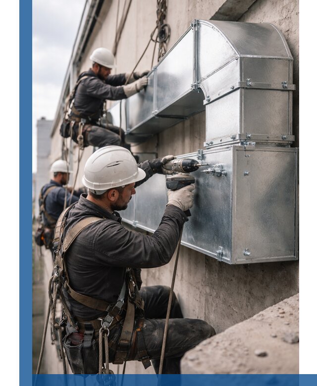 Профессиональный монтаж вентиляционных коробов в Малоярославце под ключ