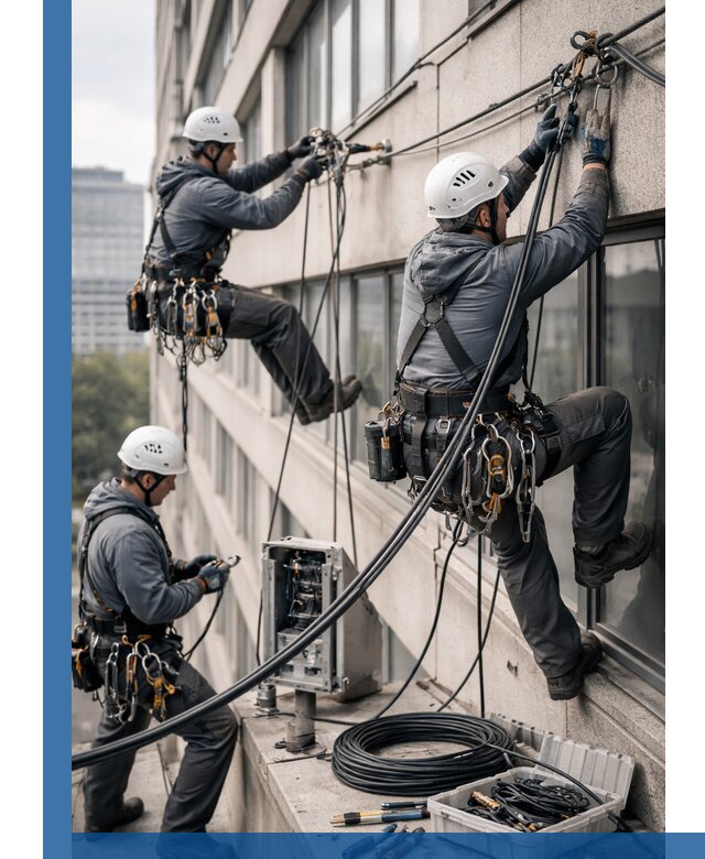 Прокладка оптоволоконного кабеля в Малоярославце под ключ с тестированием