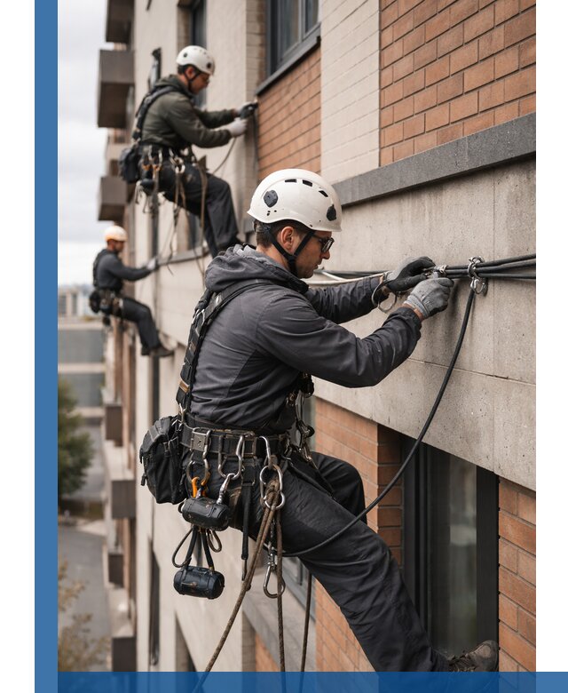 Крепление кабеля на фасаде монтаж и крепеж в Малоярославце