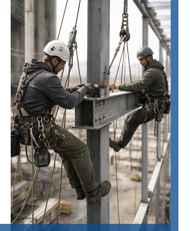 Монтаж металлоконструкций на высоте в Малоярославце от 3620 р. | ВЫСОТНИК-Млр