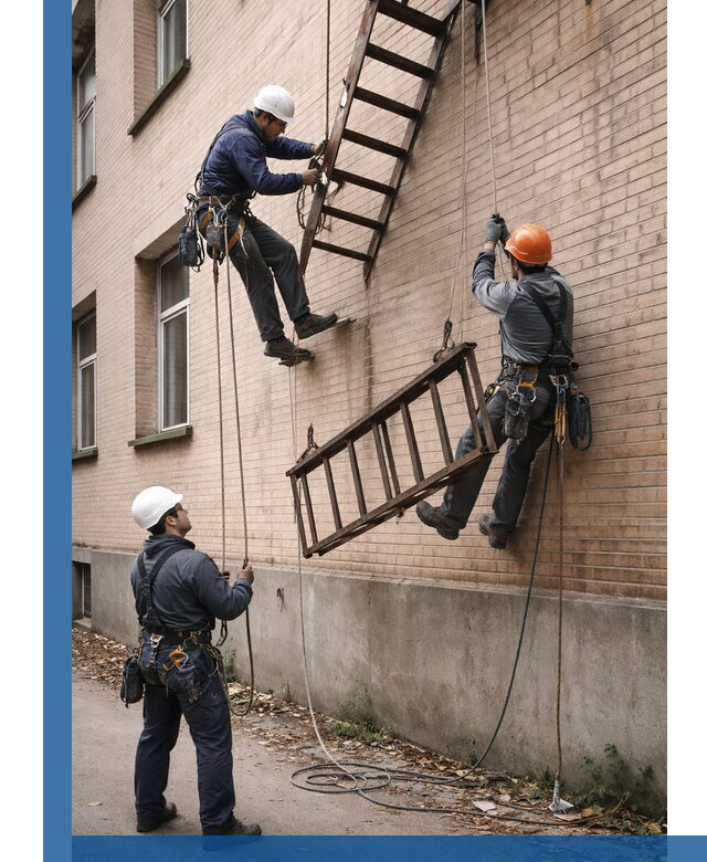 Демонтаж пожарной лестницы в Малоярославце быстро и безопасно