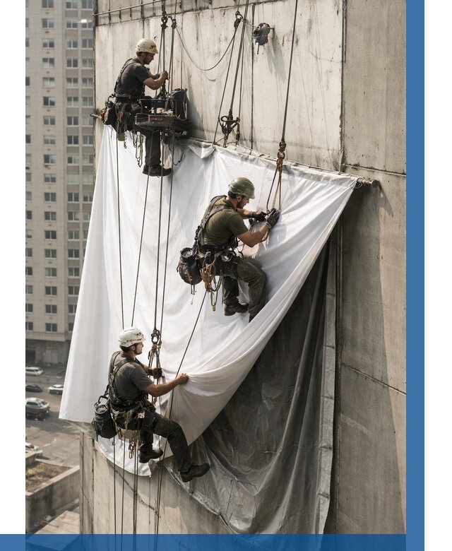 Замена баннерного полотна в Малоярославце от 6722 р. | ВЫСОТНИК-Млр—заказать