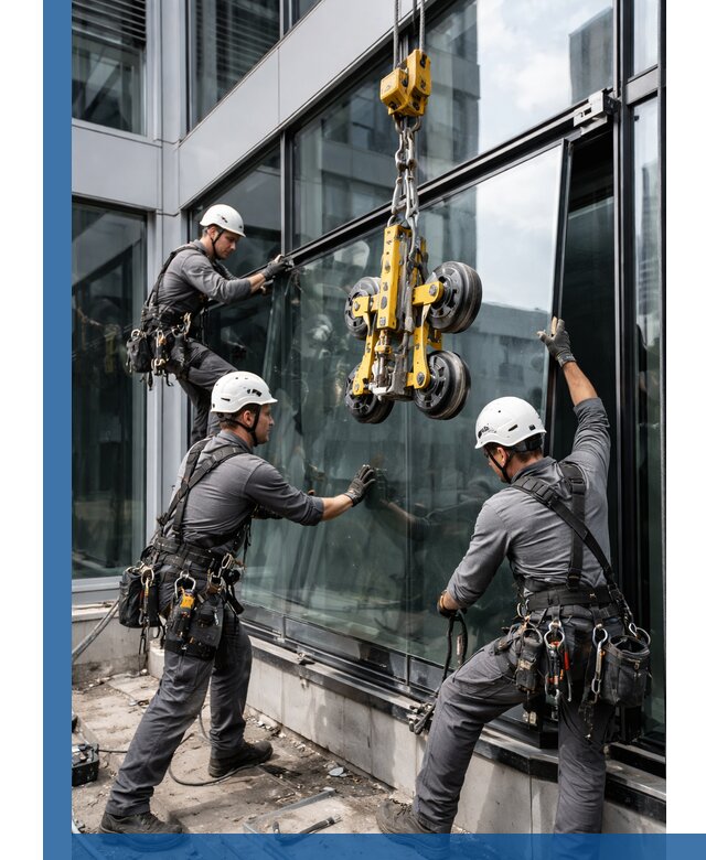 Структурное остекление фасадов в Малоярославце монтаж и обслуживание