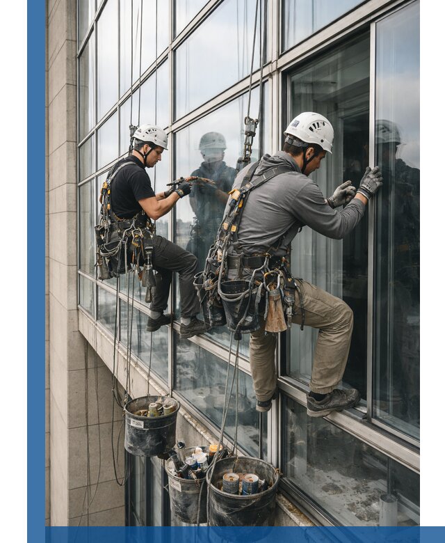 Ремонт витражных конструкций и фасадного остекления в Малоярославце