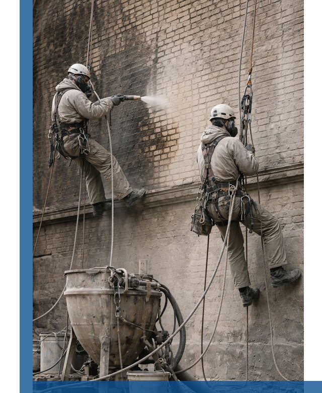 Пескоструйная очистка фасадов в Малоярославце профессионально