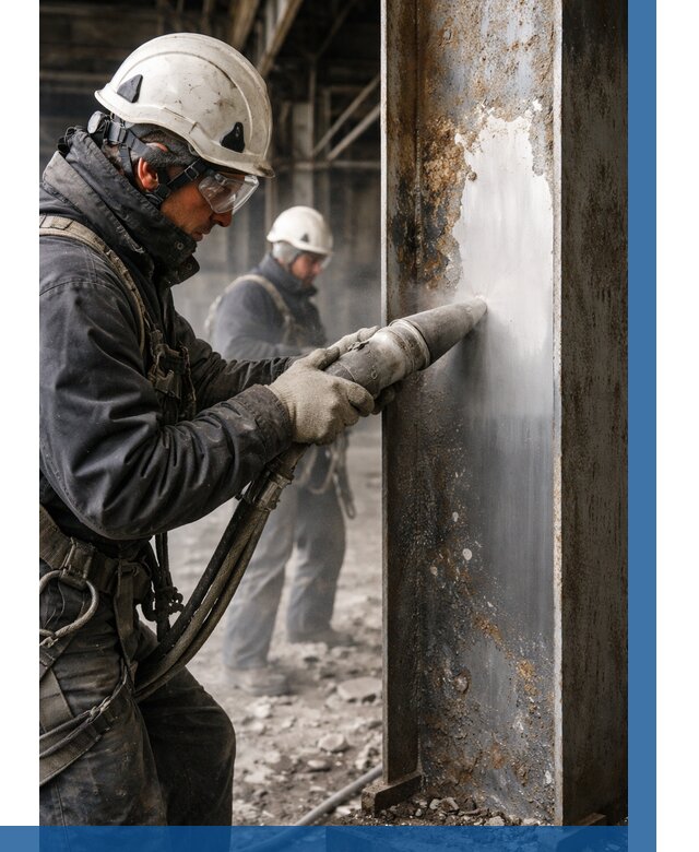 Удаление старой краски с металла в Малоярославце от 465 р. | ВЫСОТНИК-Млр