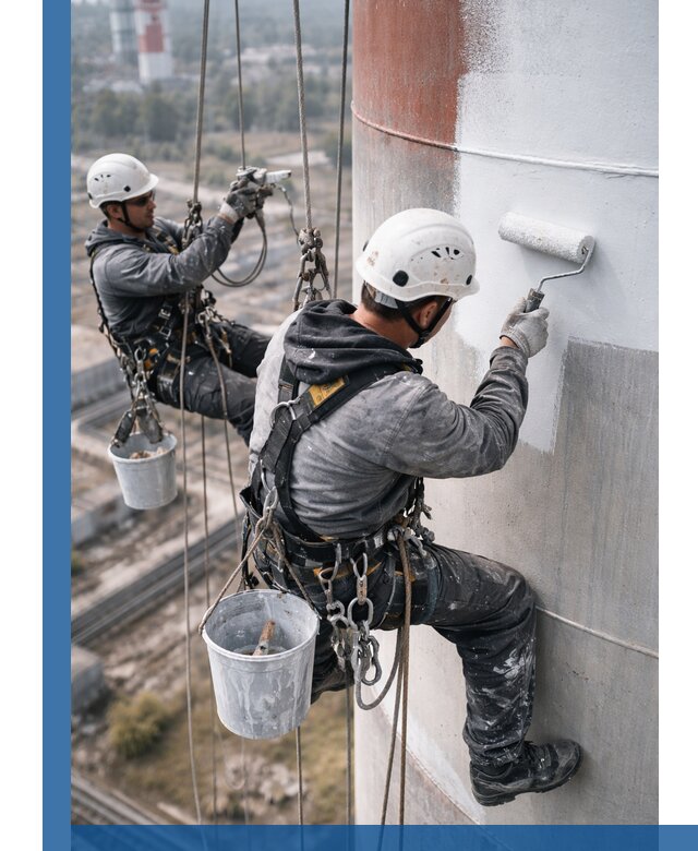 Покраска дымовых труб в Малоярославце: антикоррозийная защита и восстановление