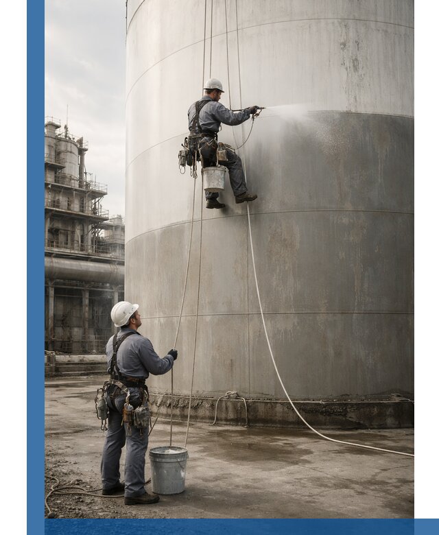 Покраска стальных резервуаров и емкостей в Малоярославце профессионально