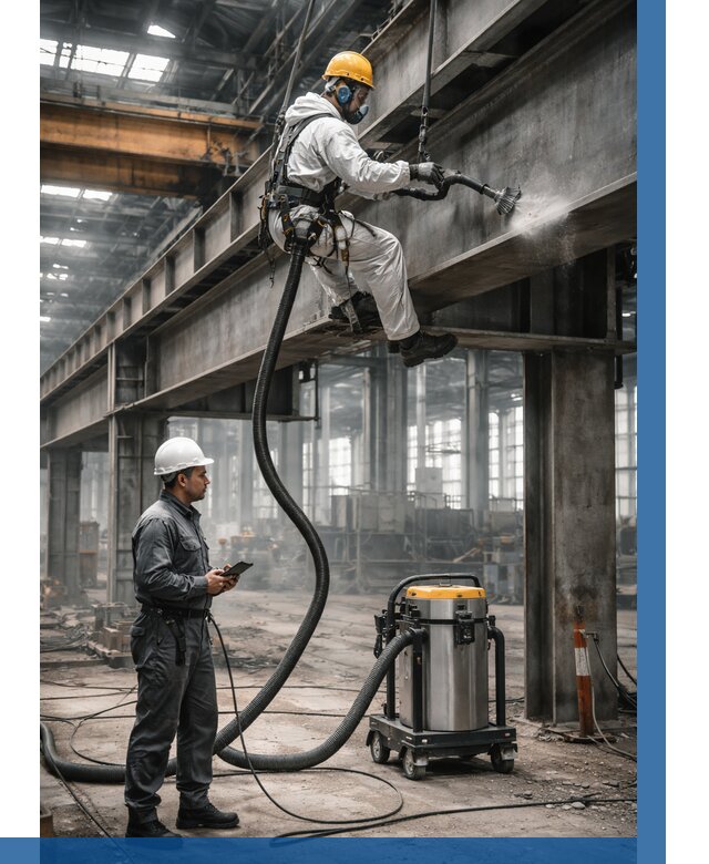 Обеспыливание конструкций в цехе в Малоярославце от 4344 р. | ВЫСОТНИК-Млр