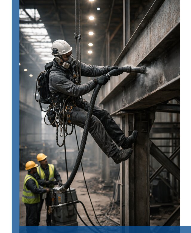 Обеспыливание конструкций в цехах промышленного производства в Малоярославце