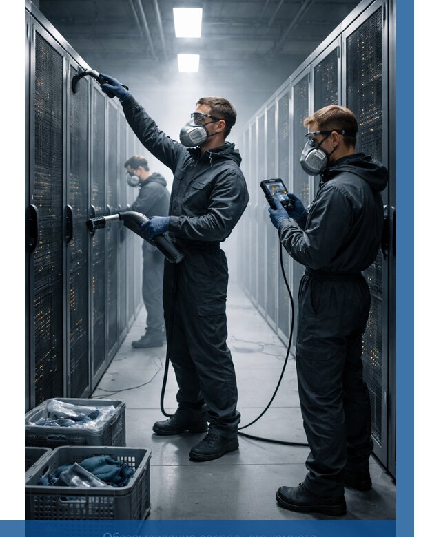 Обеспыливание серверной комнаты в Малоярославце от 4654 р. | ВЫСОТНИК-Млр