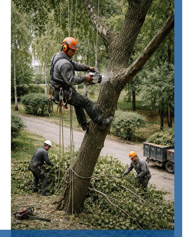 Кронирование деревьев в Малоярославце от 6722 р. | ВЫСОТНИК-Млр