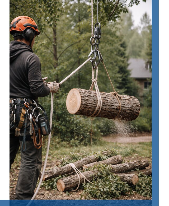 Валка деревьев частями в Малоярославце от 7757 р. | ВЫСОТНИК-Млр