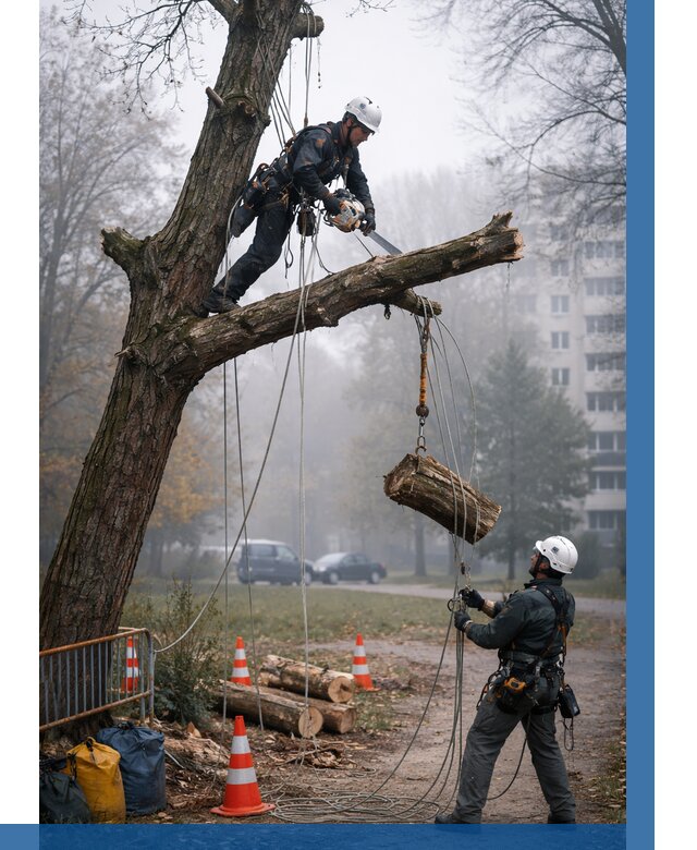 Удаление аварийных деревьев в Малоярославце от 15513 р. | ВЫСОТНИК-Млр