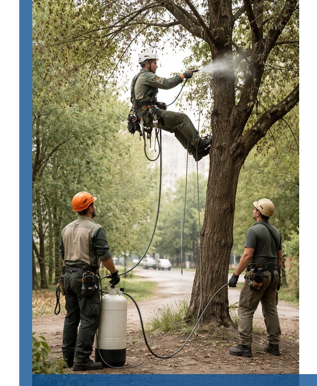 Обработка деревьев от вредителей в Малоярославце профессиональная защита