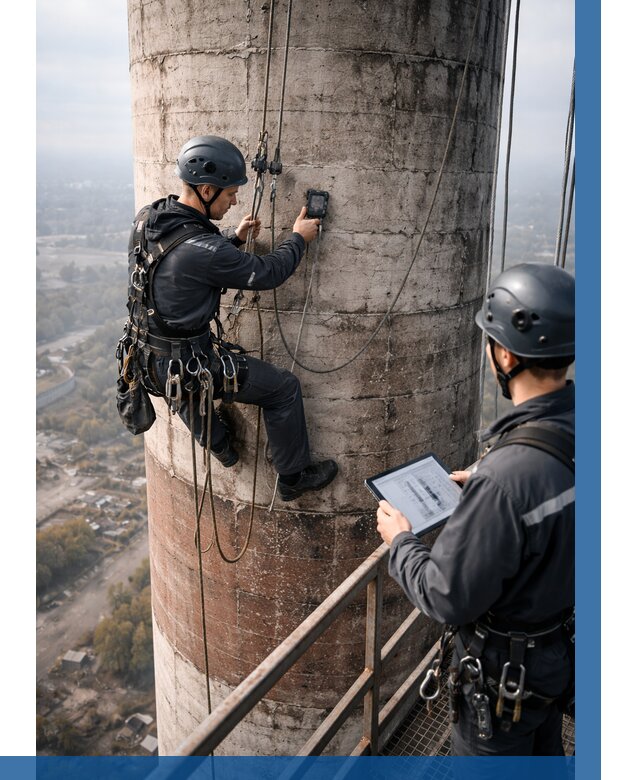 Обследование дымовой трубы в Малоярославце от 8274 р. | ВЫСОТНИК-Млр